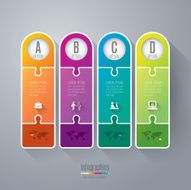 Infographics vector design template N215