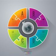 Infographics vector design template N216