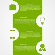 Abstract infographic Modern design template N4