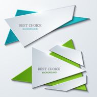 Vector moder banners element design N23