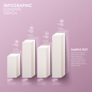 abstract bar chart infographics N10