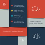 Blue schedule tab banner Minimalistic vector design infographic N6