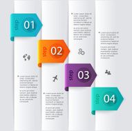 Vector colorful info graphics for your business presentations N199