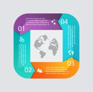 Vector colorful info graphics for your business presentations N204
