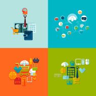 Set of business icons N88