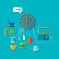 Set of business icons N89