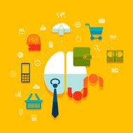 Set of business icons N91