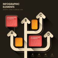 vector abstract 3d paper infographics N28