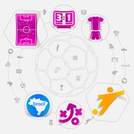 football soccer infographic N292