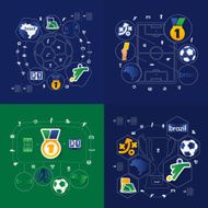 football soccer infographic N305