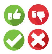 vector check mark icons
