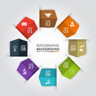 Vector circle element for infographic N51