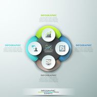 Modern infographics options banner N442