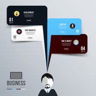 Modern Design Minimal infographic template N10