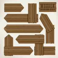 wooden plate arrows set