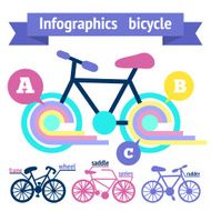Bicycle infographic elements N2