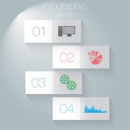 Minimal infographics design-vector illustration