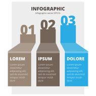 Abstract infographic chart N5