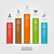 Vector stripes elements for infographic