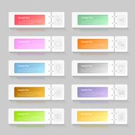 Infographic design template 10 options N3