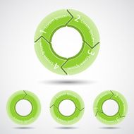 Modern vector info graphic for business project N153
