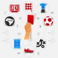 football soccer infographic N319