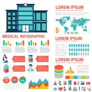 Medical Flat Infographic Background N3