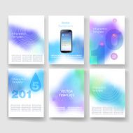 Templates Design Set of Web Mail Brochures Mobile Technology Infographic N256