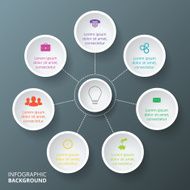 Vector circle infographic N63