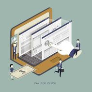 pay per click concept