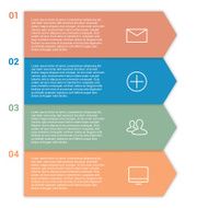 Set of infographic template layouts Flow chart secuence numbered banner N96