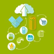 Set of business icons N96
