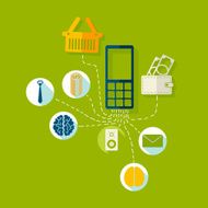 Set of business icons N97