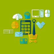 Set of business icons N98