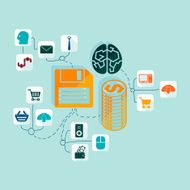 Set of business icons N99