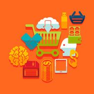 Set of business icons N102