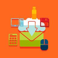 Set of business icons N103