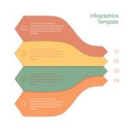 Set of infographic template layouts Flow chart secuence numbered banner N97