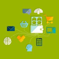 Set of business icons N109