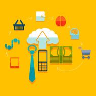 Set of business icons N110