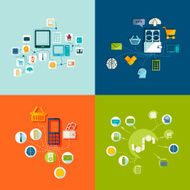 Set of business icons N112