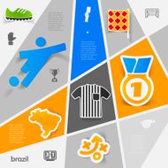 football soccer infographic N331