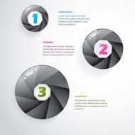 Cool infographic with shutter design