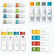 set of infographic templates N12