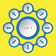 eight icons with arrows N2