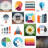 Creative arrows infographic Template for diagram graph presentation and circle