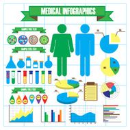 Medical and health icons infographic elements Vector illustration N2