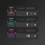 Infographics vector design template N219