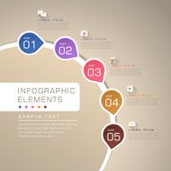 abstract flow chart infographics N15
