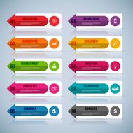 Infographic vector design template